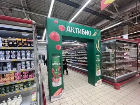 АктиБио: Монтаж арки в «Магните»
