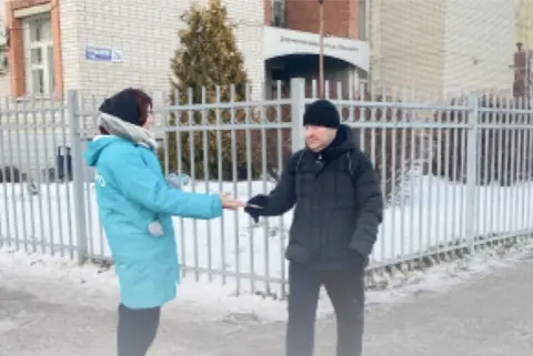 Раздача листовок